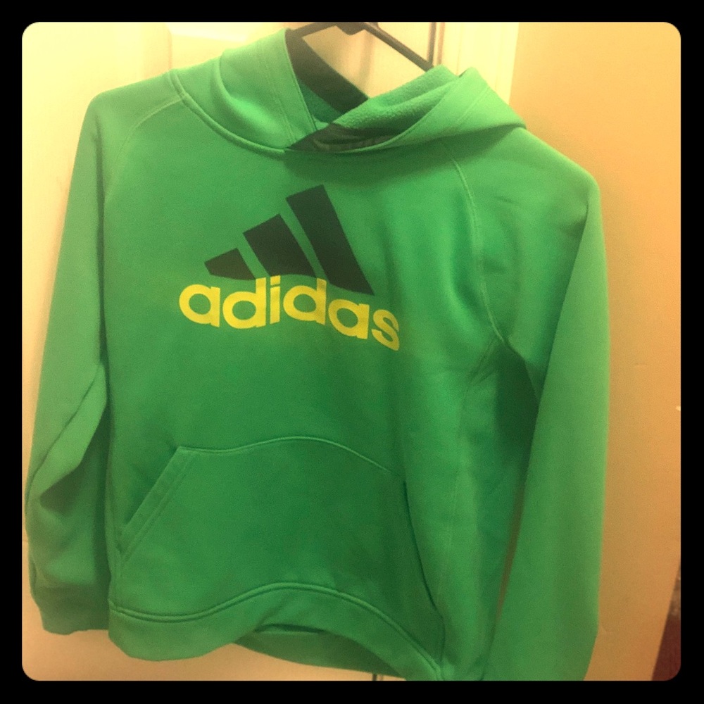 Lime Green Adidas Hoodie